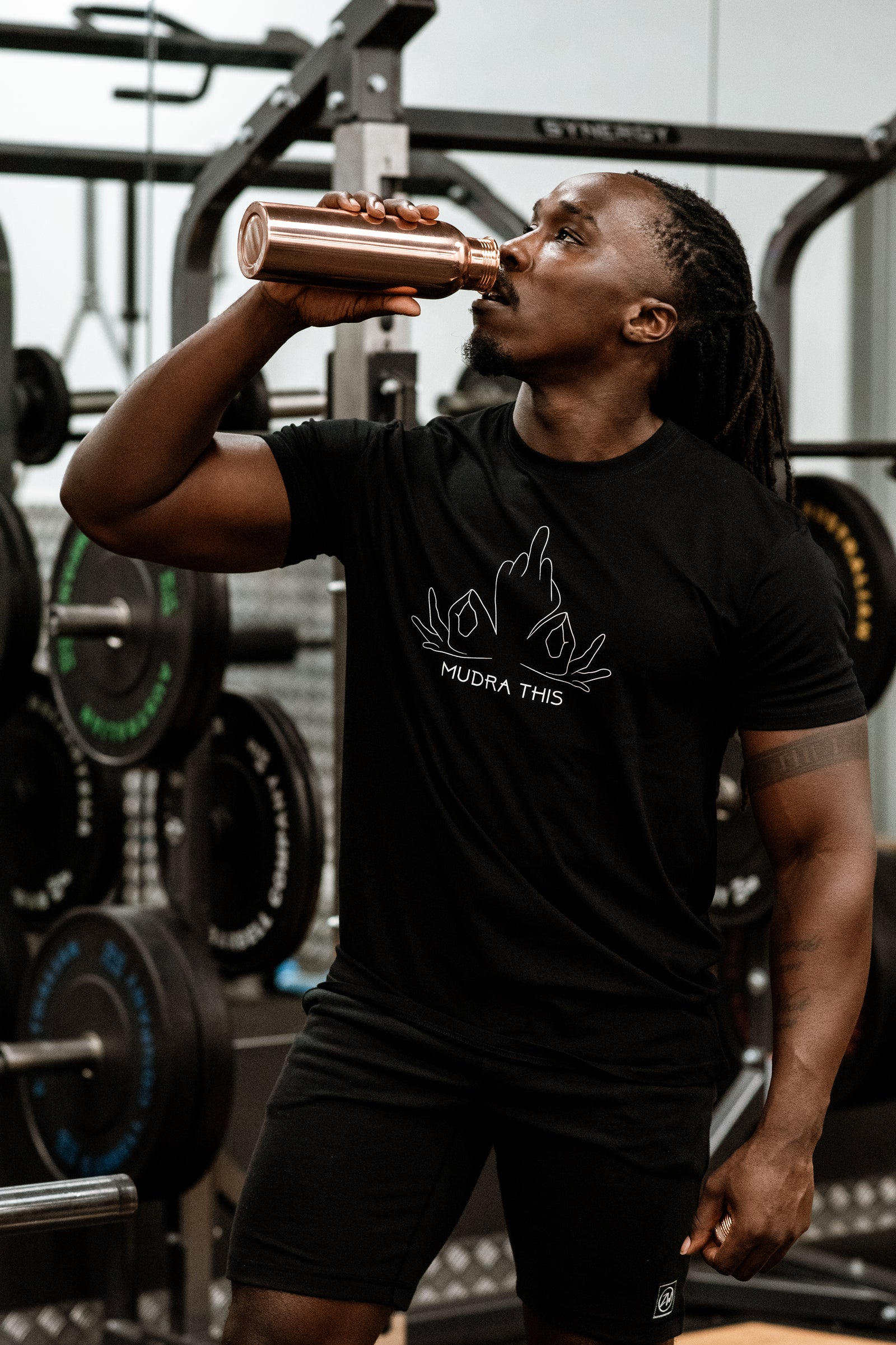 Copper Water Bottle - Smooth Finish - 1 Litre