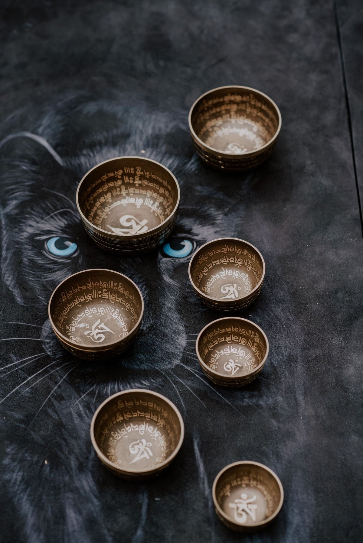 Tibetan Mantra Carved Singing Bowls - Zen Warrior Shop