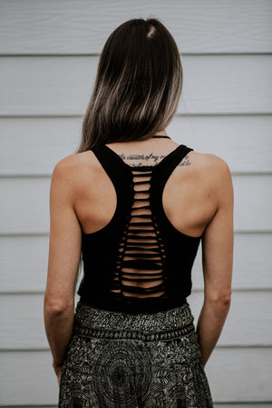 Align - Black & Gold Sexy Back - Zen Warrior Shop