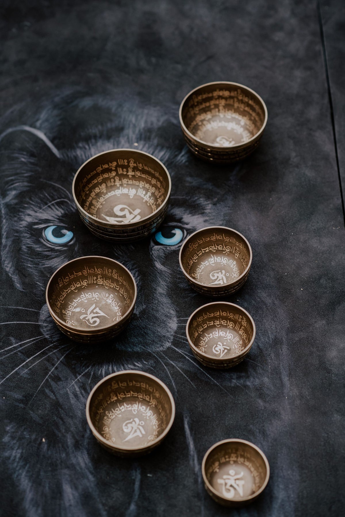Tibetan Mantra Carved Singing Bowls - Zen Warrior Shop