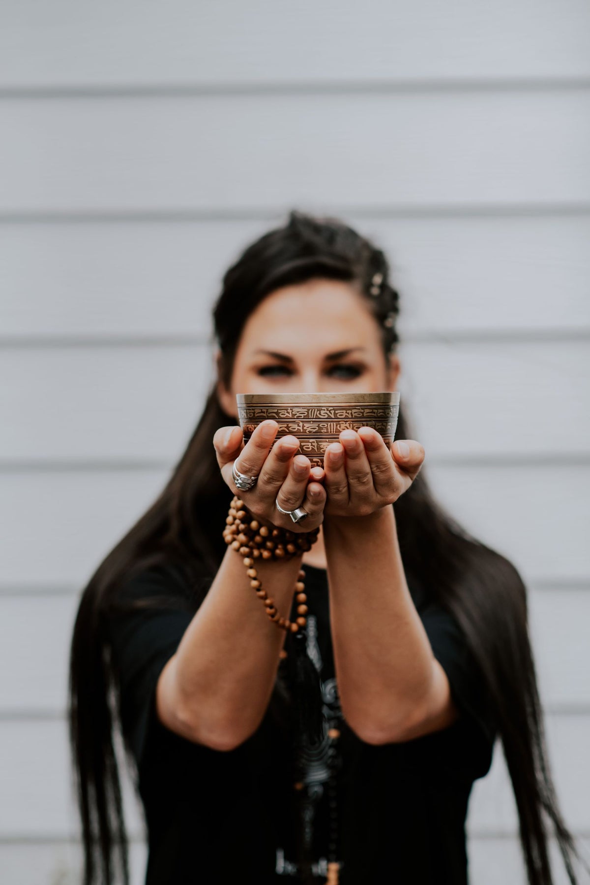 Tibetan Mantra Carved Singing Bowls - Zen Warrior Shop